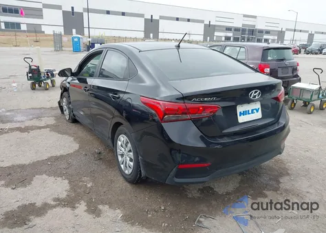 2022 Hyundai Accent Se из США, поврежденный, VIN 3KPC24A63NE176864